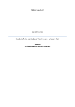 csi conference - Teesside University