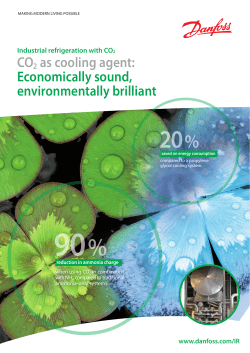 CO2 as cooling agent