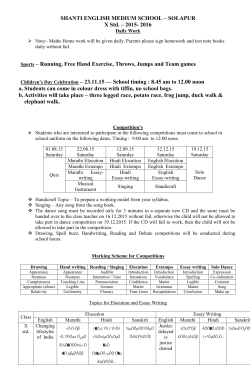 Class X - Shanti English Medium School And Junior College of