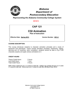 CAP 121 CGI Animation - Alabama Community College System