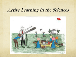 Active Learning in the Sciences - Illinois State Physics Department