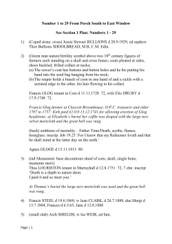 Margaret Cleland whose father owned land at the west end of the