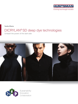 DICRYLAN&reg; SD deep dye technologies