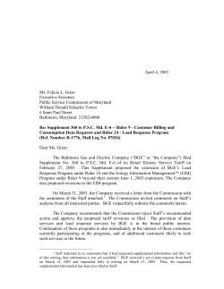 draft 2 - Maryland Public Service Commission