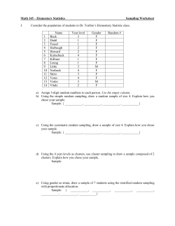 worksheet - UWL faculty websites