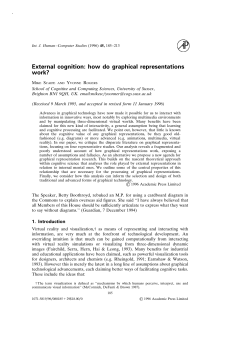 External Cognition: How do Graphical Representations Work?