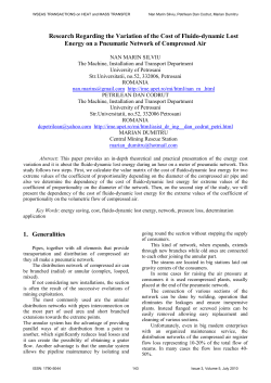 Research Regarding the Variation of the Cost of Fluido