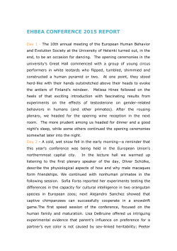 ehbea conference 2015 report