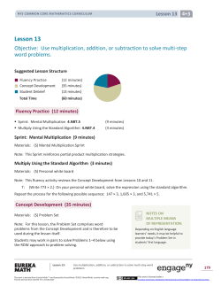 Use Place Value Understanding and Area Models to Represent 2