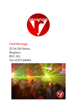 Club Revenge 32-34 Old Steine, Brighton, BN1 1EL