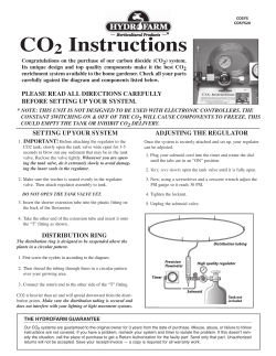 CO2 Instructions