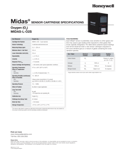 Midas Oxygen (O2) - Honeywell Analytics