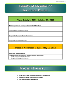 Dept Head Dates - Incentive Structure.pub