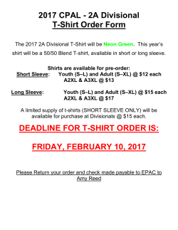 2017 Divisionals - T-Shirt Order Form(EPAC)