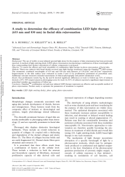 A study to determine the efficacy of combination LED light therapy