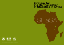 Strategy for the Harmonization of Statistics in Africa