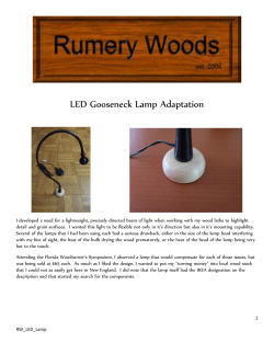 LED Gooseneck Lamp Adaptation - Association of Revolutionary