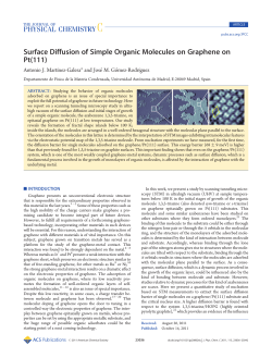 Surface Diffusion of Simple Organic Molecules on Graphene on Pt