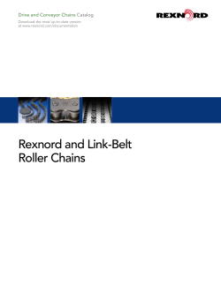 Rexnord and Link-Belt Roller Chains