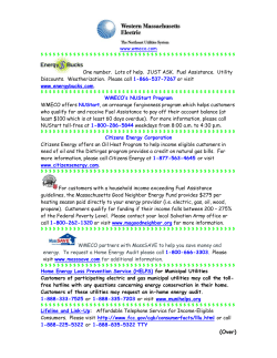 Energy Saving Programs