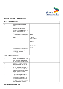 - Greater Lincolnshire LEP