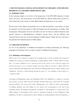 31 3. THE PSYCHO-EDUCATIONAL - NWU