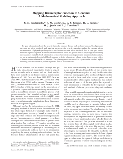 Mapping Baroreceptor Function to Genome: A
