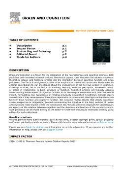 brain and cognition