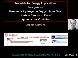Materials for Energy Applications