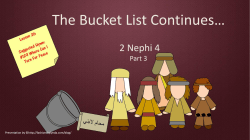 2017-18-Lesson-26-2-Nephi-4-The-Bucket-List