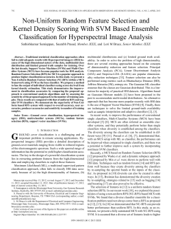 Non-Uniform Random Feature Selection and Kernel Density Scoring