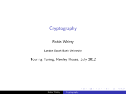 Cryptography