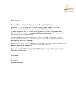 general issues - Drake Music Scotland