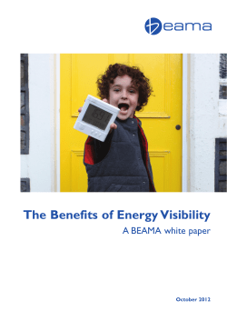 The Benefits of Energy Visibility
