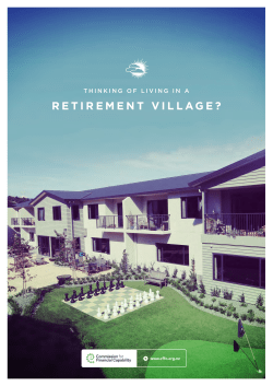 retirement village?