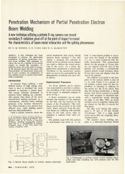 Penetration Mechanism of Partial Penetration Electron Beam Welding