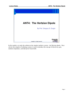 In this module, we study the solution to the simplest radiative system