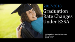 Graduation Rate Changes Under ESSTHISONE