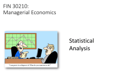 Statistical Analysis - University of Notre Dame