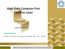 High Gain Inverse Compton Free Electron Laser