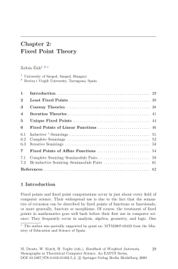 Chapter 2: Fixed Point Theory
