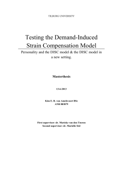 Testing the Demand-Induced Strain Compensation Model