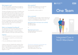 One Team - Pennine Acute Hospitals NHS Trust