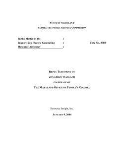 II. Strategic Energy`s Critique of ICAP Markets