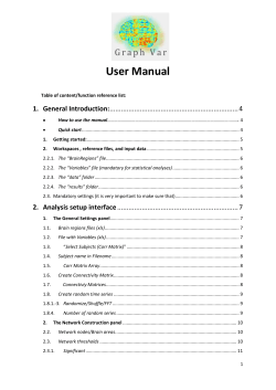 GraphVar Manual