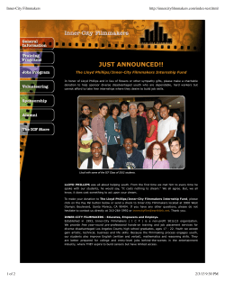 Inner-City Filmmakers