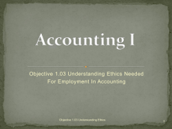 Accounting I