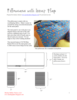 Pillowcase with Inner Flap