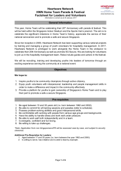 Heartware Network HWN Home Team Parade