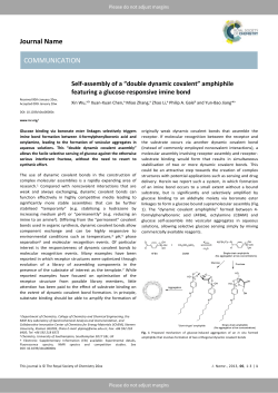 Self-assembly of a &ldquo;double dynamic covalent&rdquo; amphiphile featuring